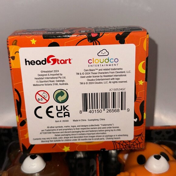 Care Bears Unlock The Magic OOSHIES Complete Set Of 3 - HALLOWEEN Vinyl Figures - Picture 11 of 13